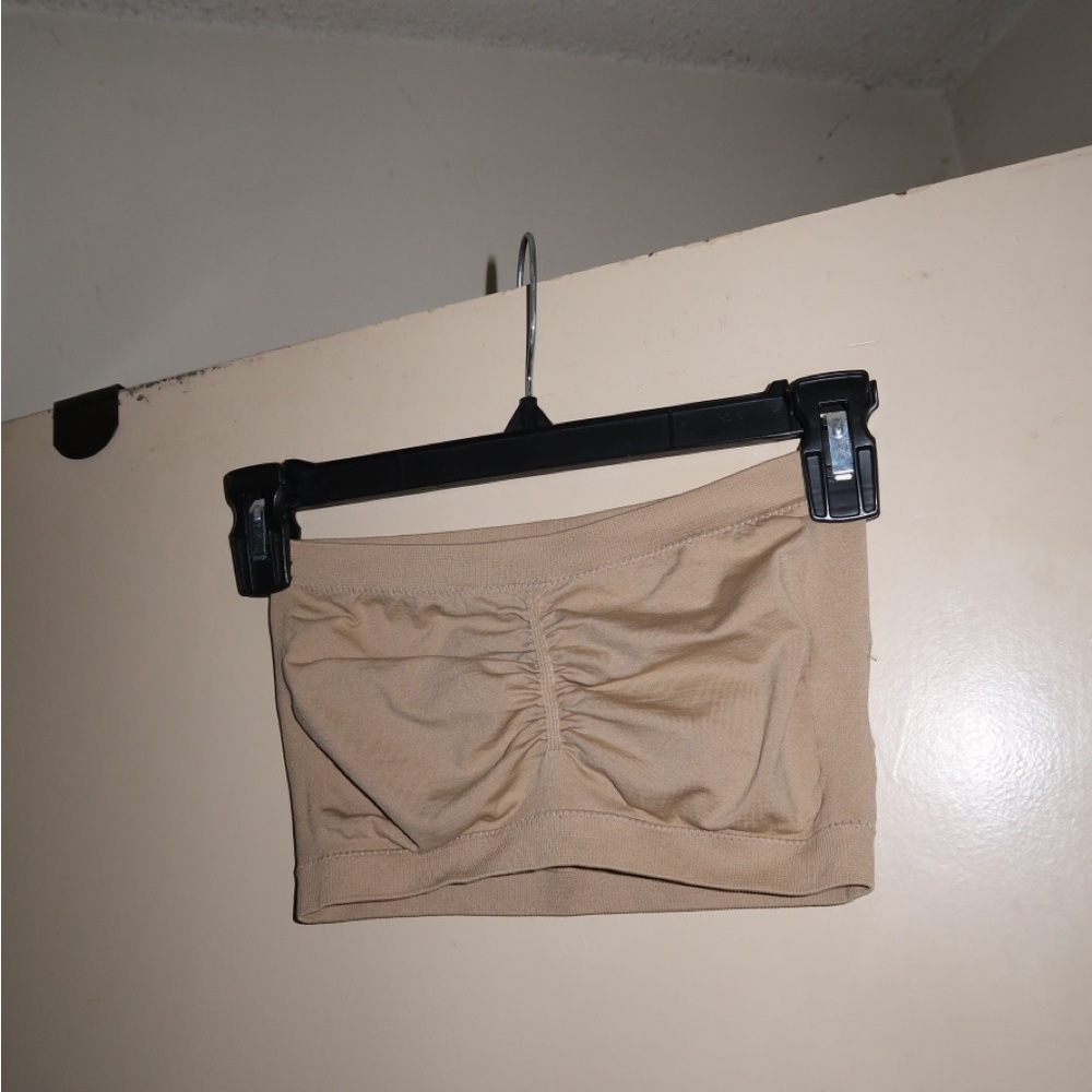 Tan Ruched Bandeau